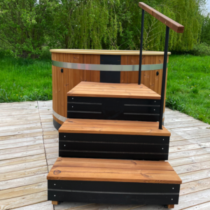 Bain nordique Steady Red Cedar poele electrique